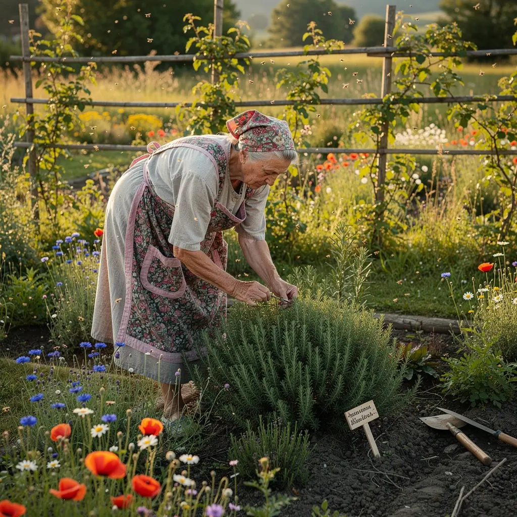 Ručne zbierané byliny vystavené na bielej plachte